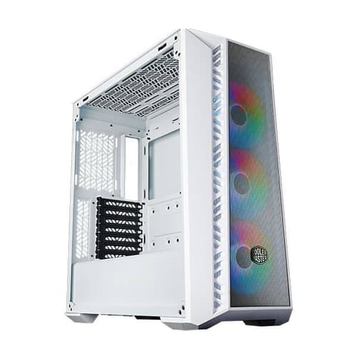 Cooler Master MasterBox 520 Mesh ARGB White E-ATX Mid Tower Case